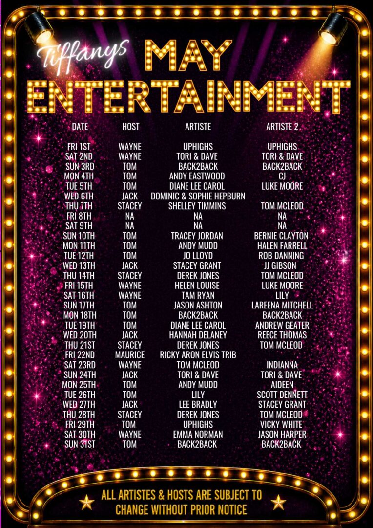 May Entertainment 2026 new