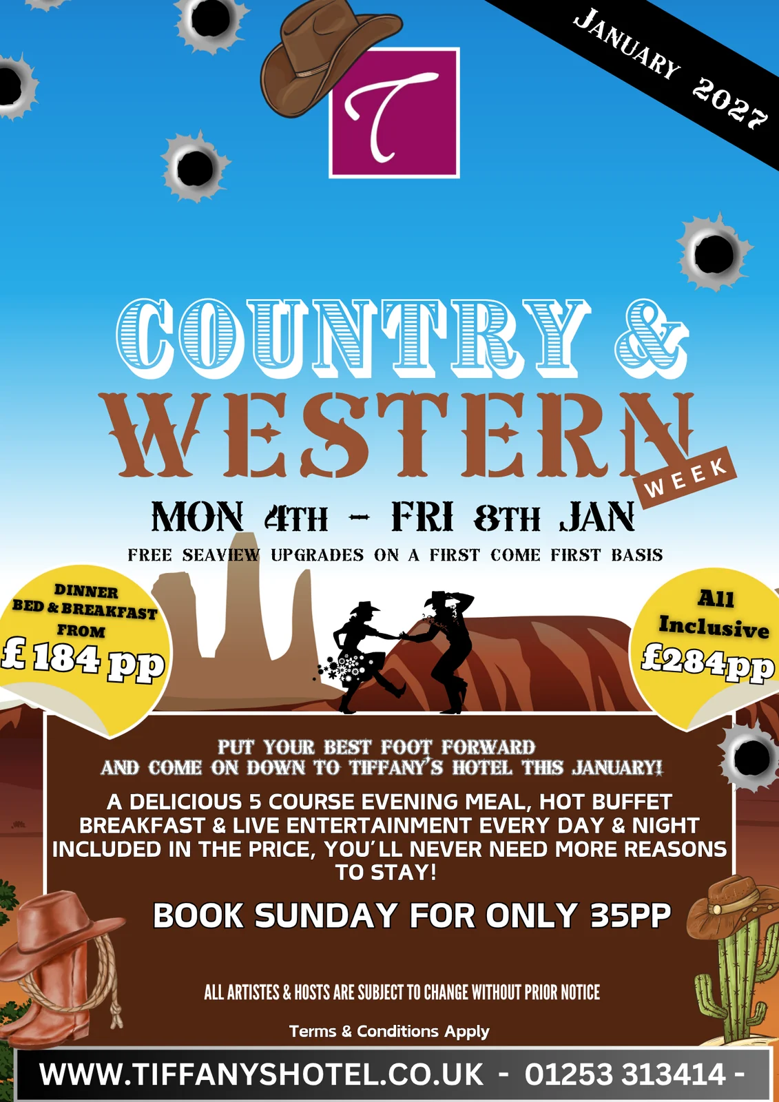 Country and Western Week 2027 at Tiffany's Hotel