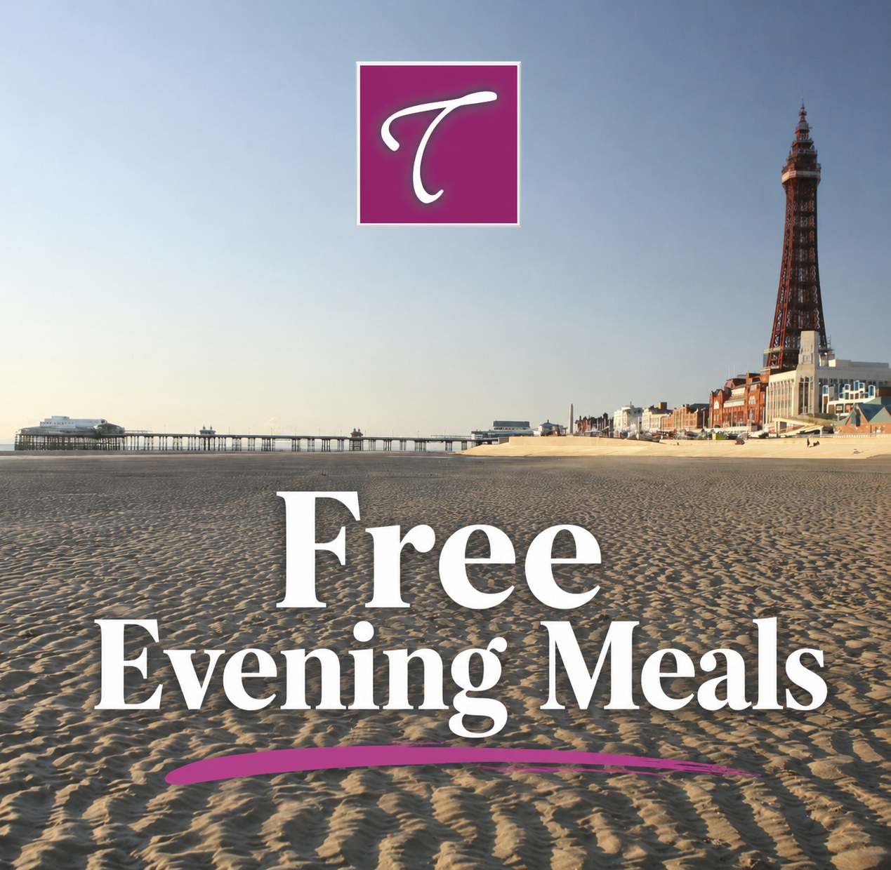 Free Evening Meals at Tiffany's Hotel Blackpool